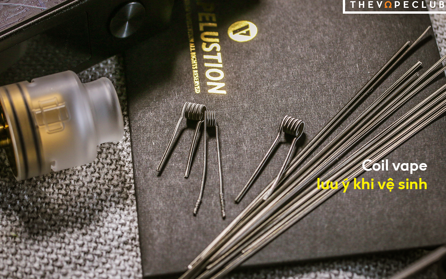Coil vape, note when cleaning. Coil vape, note when cleaning.