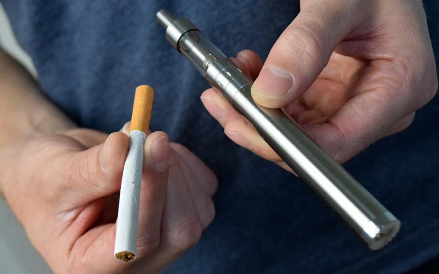 Electronic cigarettes are 95% safer than smoking traditional cigarette