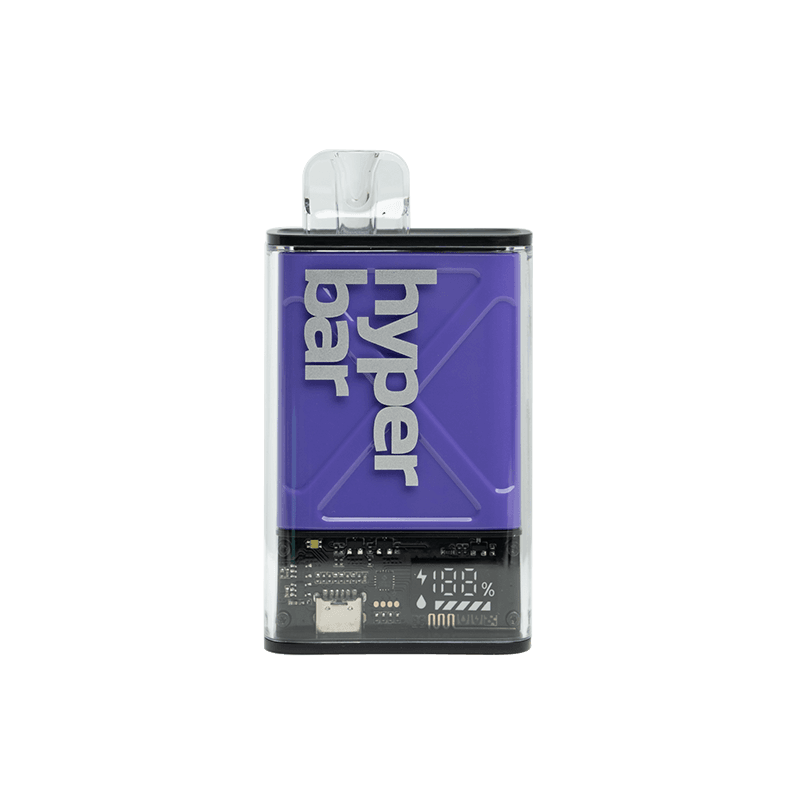 Hyper Bar Vape Shop Hyper Bar 38K Puffs Blueberry Mint Rechargeable  Disposable 20Mg
